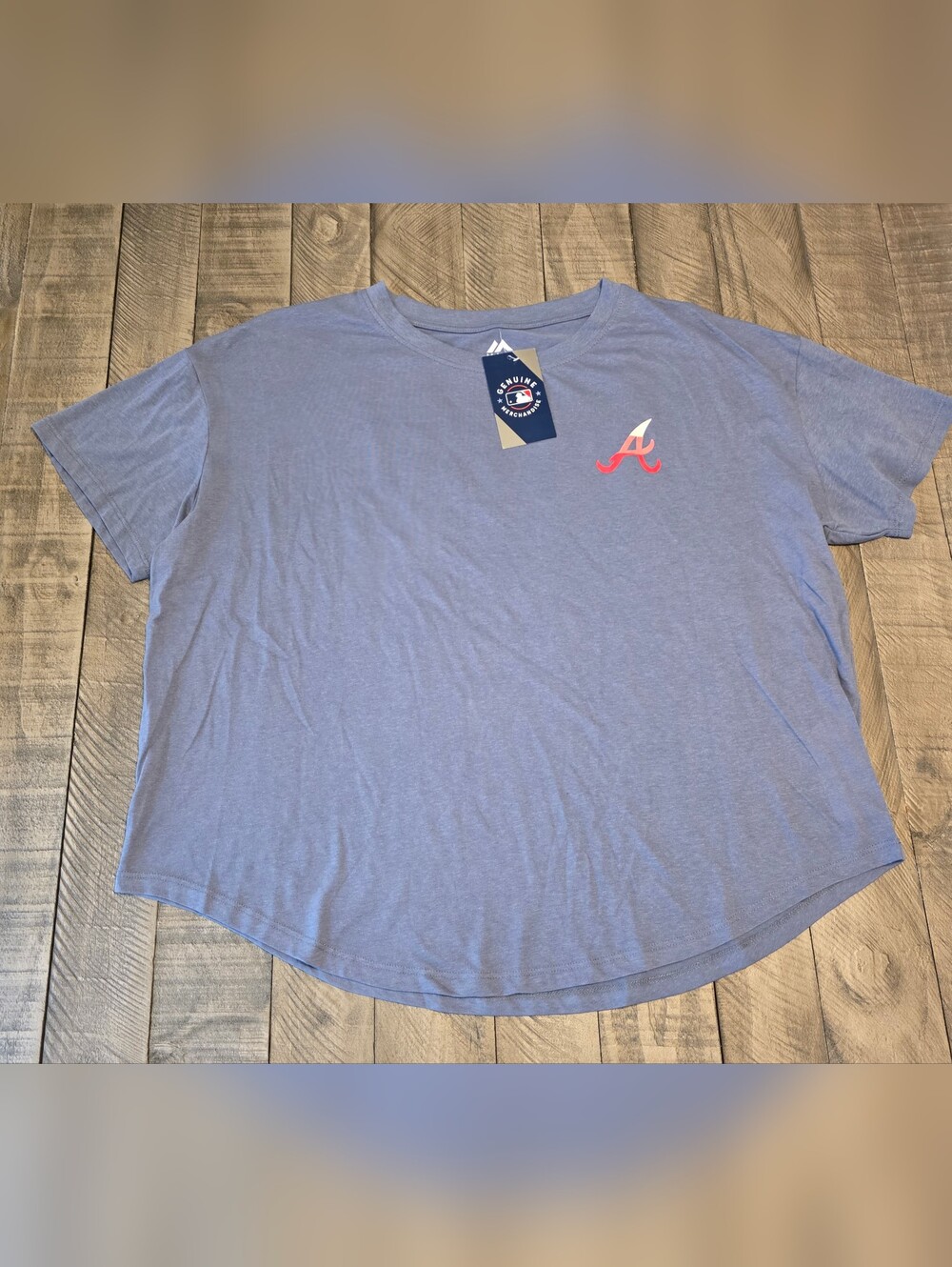 Women's Atlanta Braves Majestic T-shirt sz Large